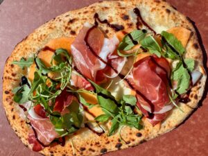 Pizza mit Zuckermelone Headerfoto