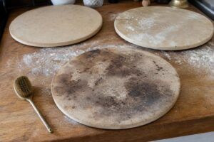 Pizzastein reinigen & einbrennen: Biscotto, Cordierit und Schamott richtig pflegen