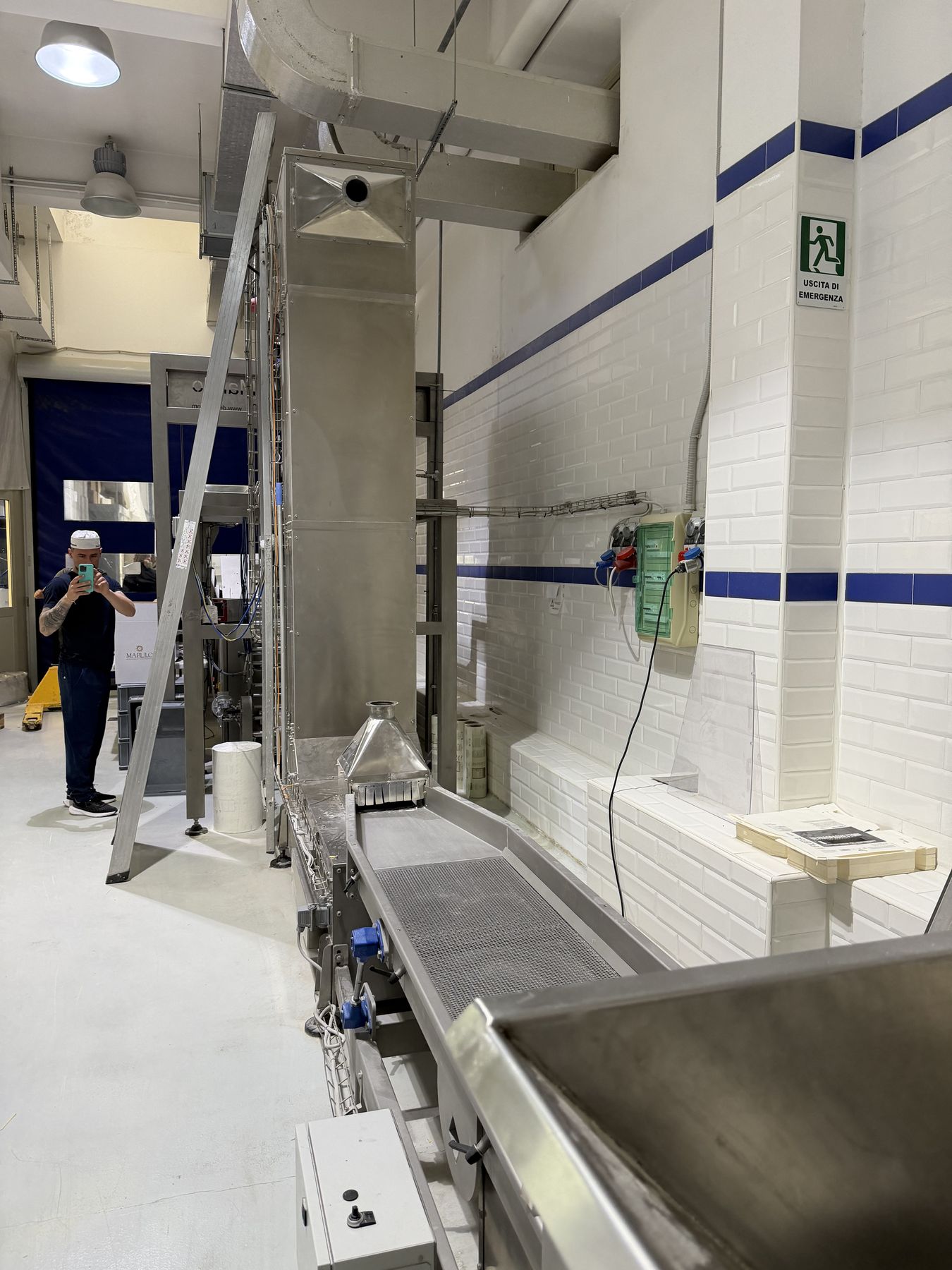 Verpackungsanlage im Pastificio Marulo